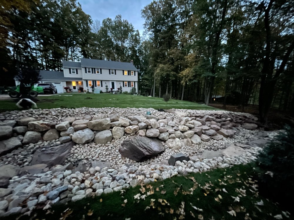 Rocky Hill Retaining Walls