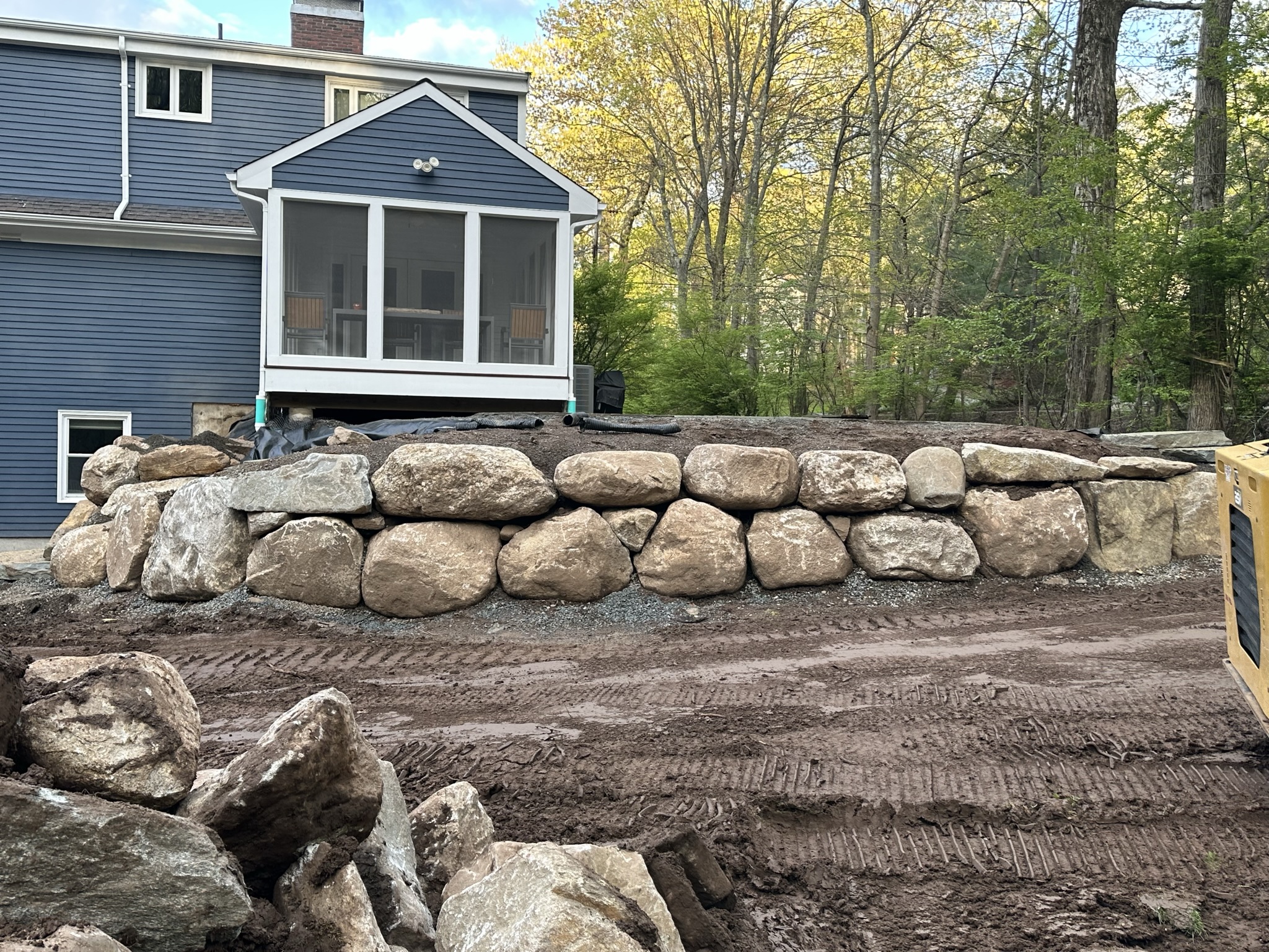 Project Spotlight: West Hartford Boulder Retaining Walls - Bellingrath 